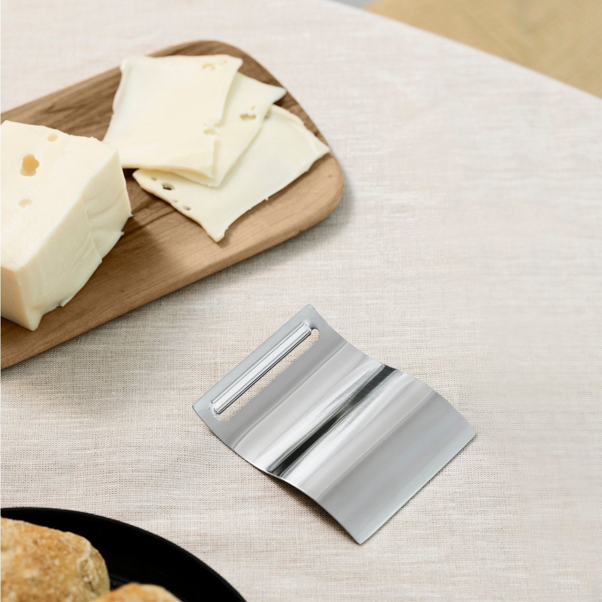 Stelton Käsehobel Käsehobel WAVE, Edelstahl, spülmaschinengeeignet, für Hart- und Weichkäse