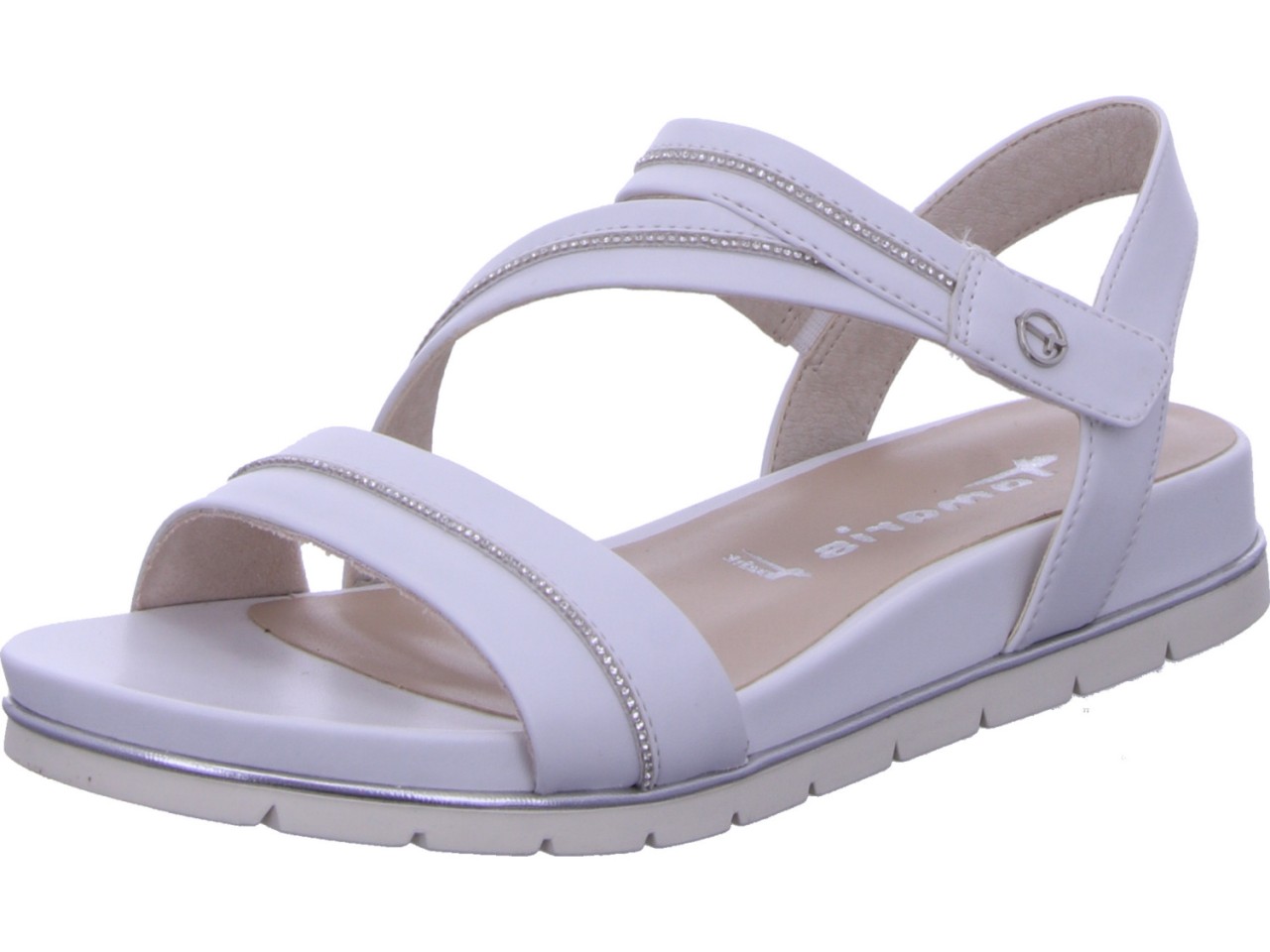 TAMARIS Klassische Sandalen weiss Da.-Sandalette