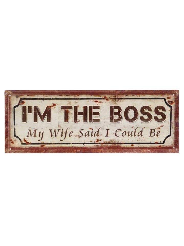 Ambiente Haus Metallbild - Boss 13x36cm günstig kaufen onesize