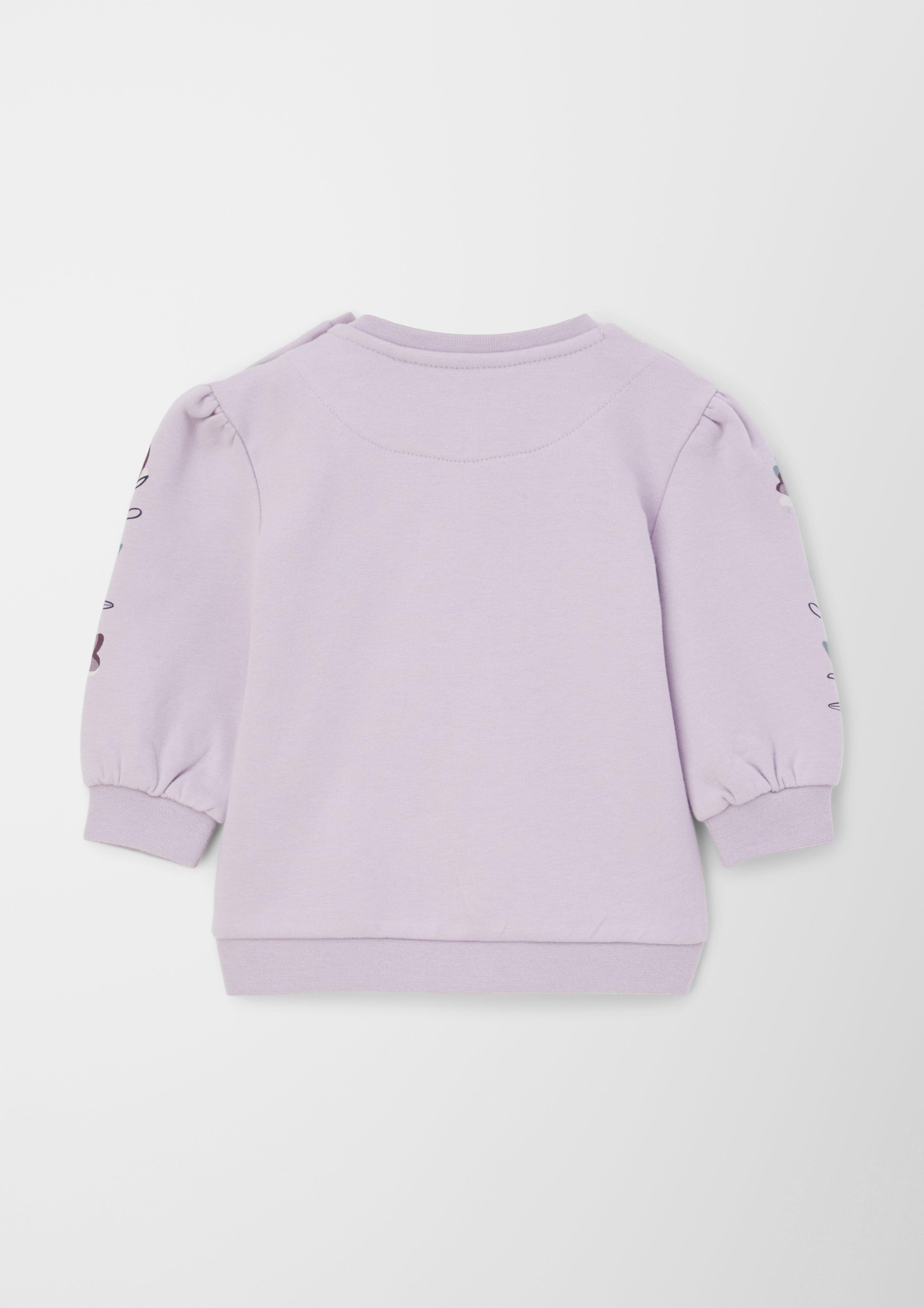 Sweatshirt mit Stickerei und Blumen-Print  2123291-4702