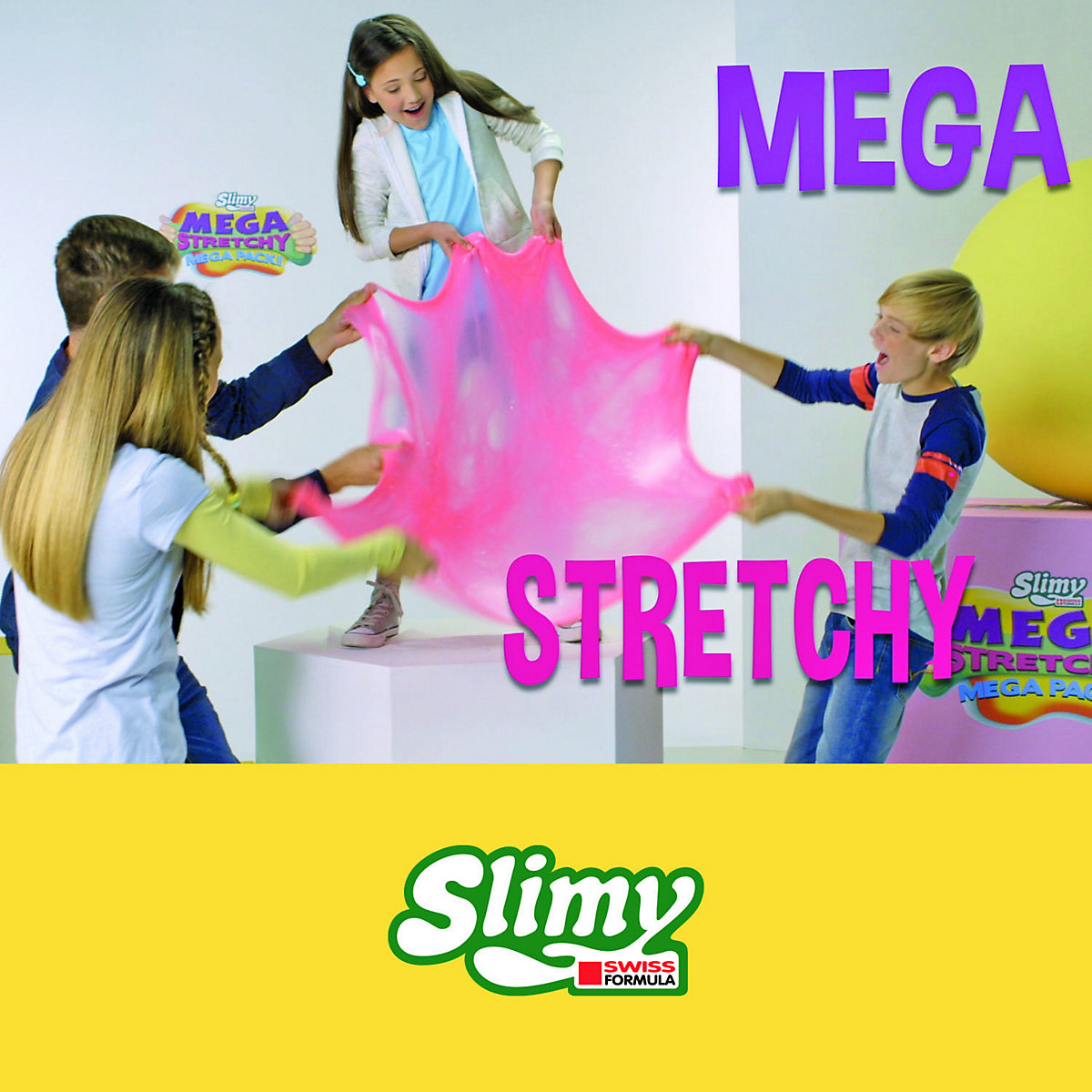 Original SLIMY® Mega Stretchy 500g - extrem dehnbarer Schleim in der Geschenkbox