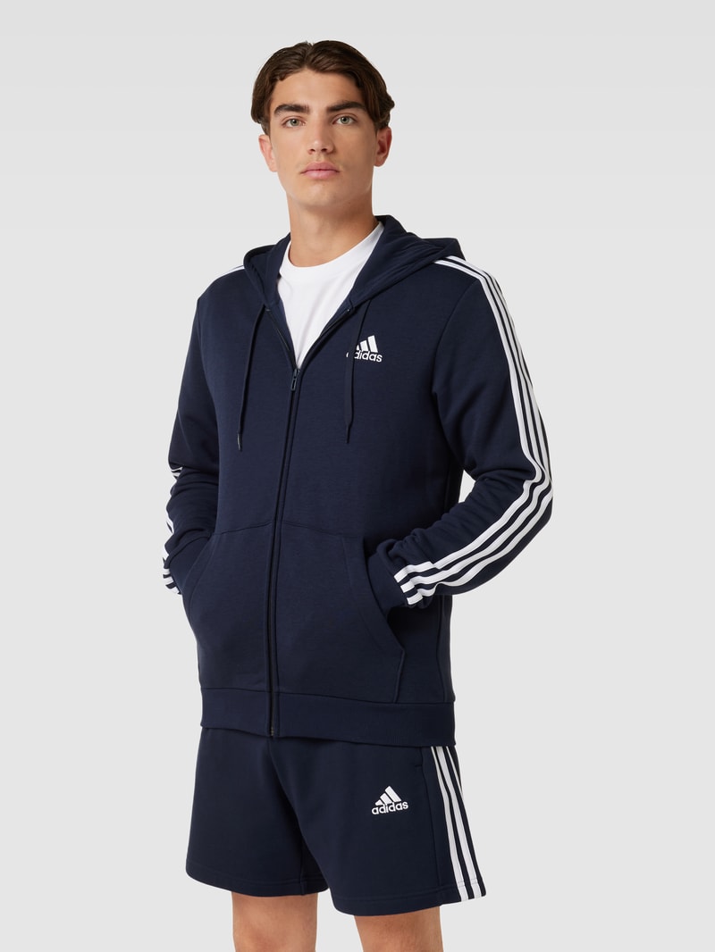 Sweatjacke mit Viskose-Anteil in marineblau