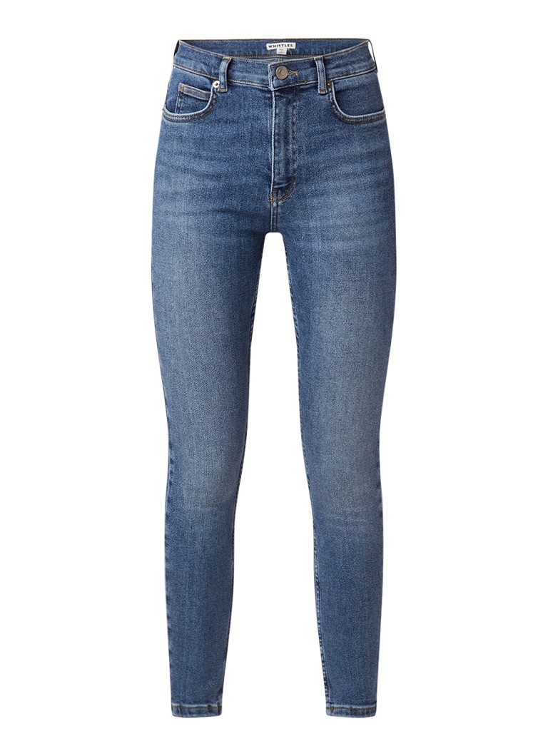 Blugi Whistles cu talie medie, croială skinny și elastic în talie