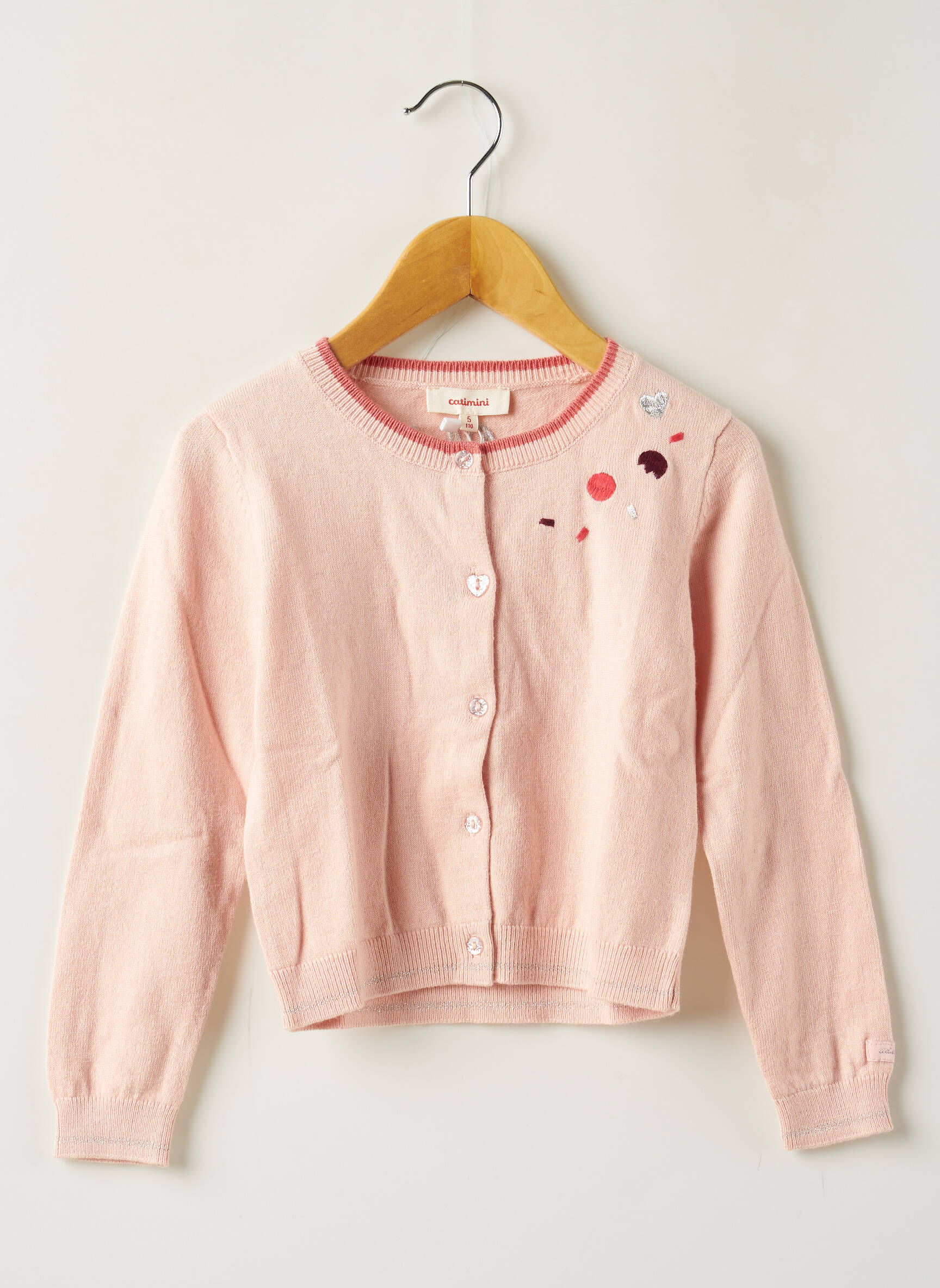 Catimini Cardigans Fille couleur rose