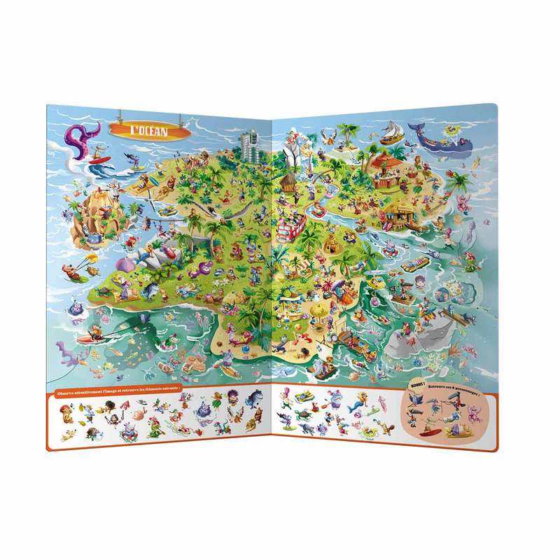 Livre Cherche et trouve Loup, autour du monde - Auzou