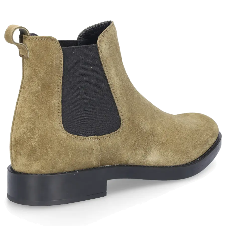 Tod's - Chelsea Boots W60C Veloursleder - grün