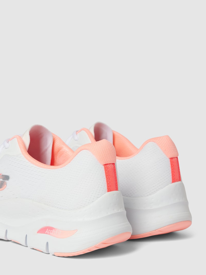 Sneaker mit Label-Details Modell 'ARCH' in weiß