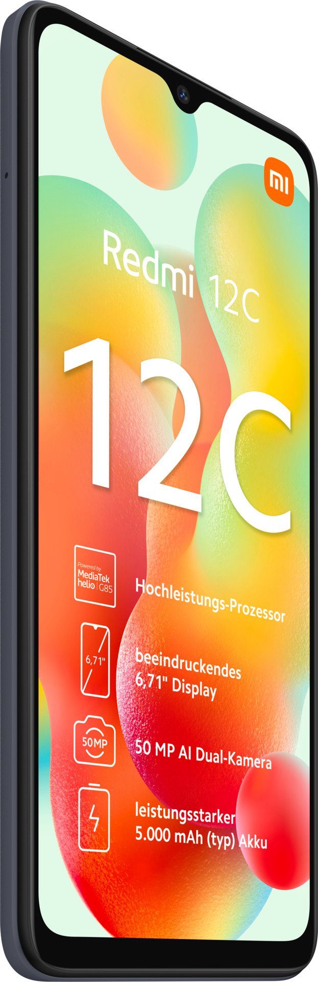 Xiaomi Redmi 12C 3GB+64GB Smartphone (17 cm/6,71 Zoll, 64 GB Speicherplatz, 50 MP Kamera)