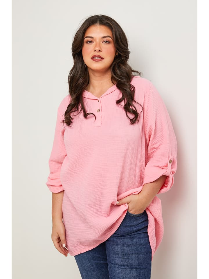 Curvy Lady Tunika in Rosa günstig kaufen