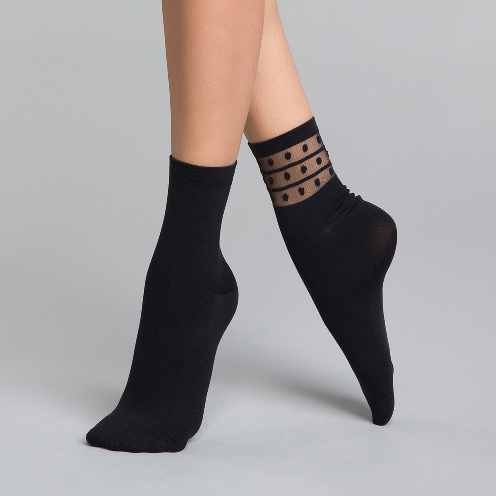Chaussettes femme microfibre invisible seconde peau Skin