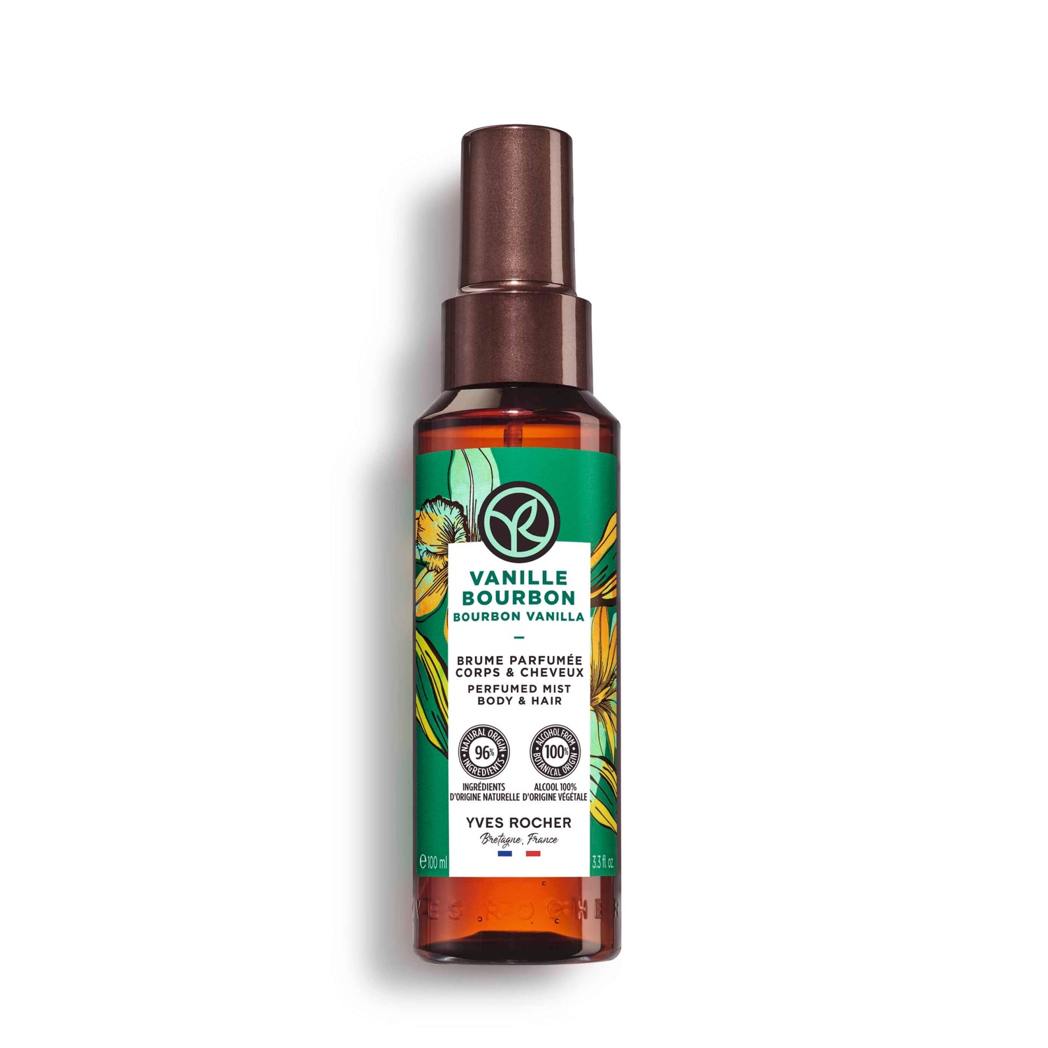 Parfümiertes Duftspray Körper & Haare Bourbon-Vanille