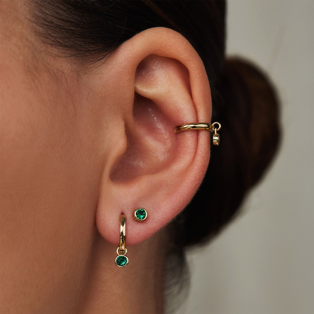 Violet Hamden Venus Créoles Boucles d'oreilles