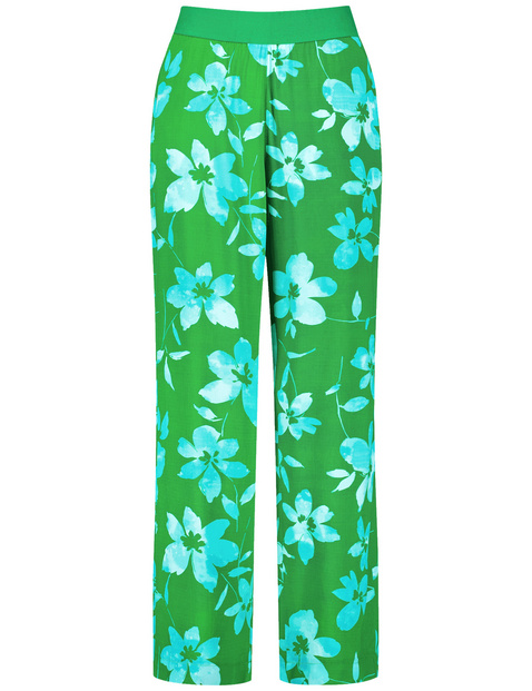 Palazzohose mit Floral-Print