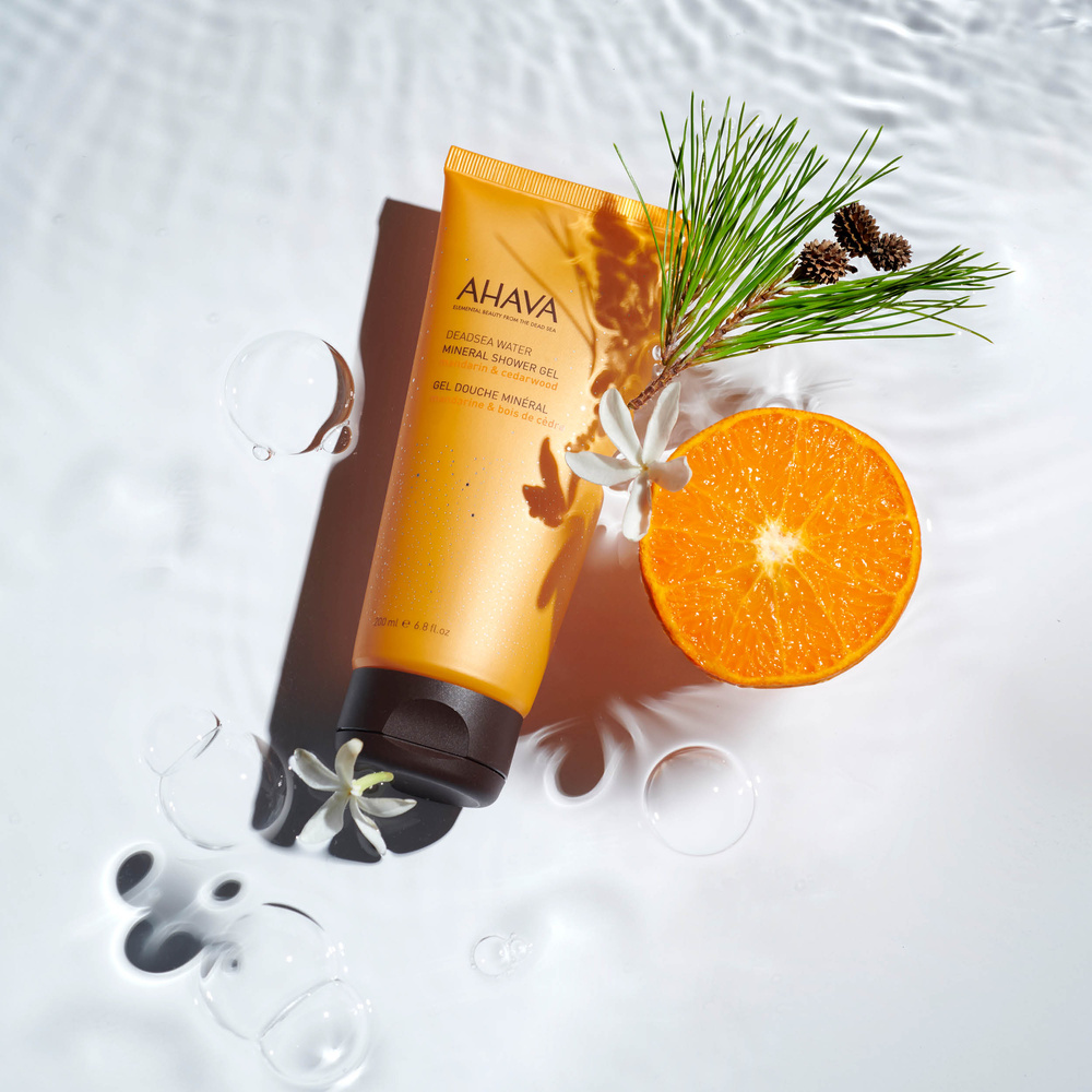AHAVA Mineral Shower Gel Mandarin Cedarwood 200ml Gel douche