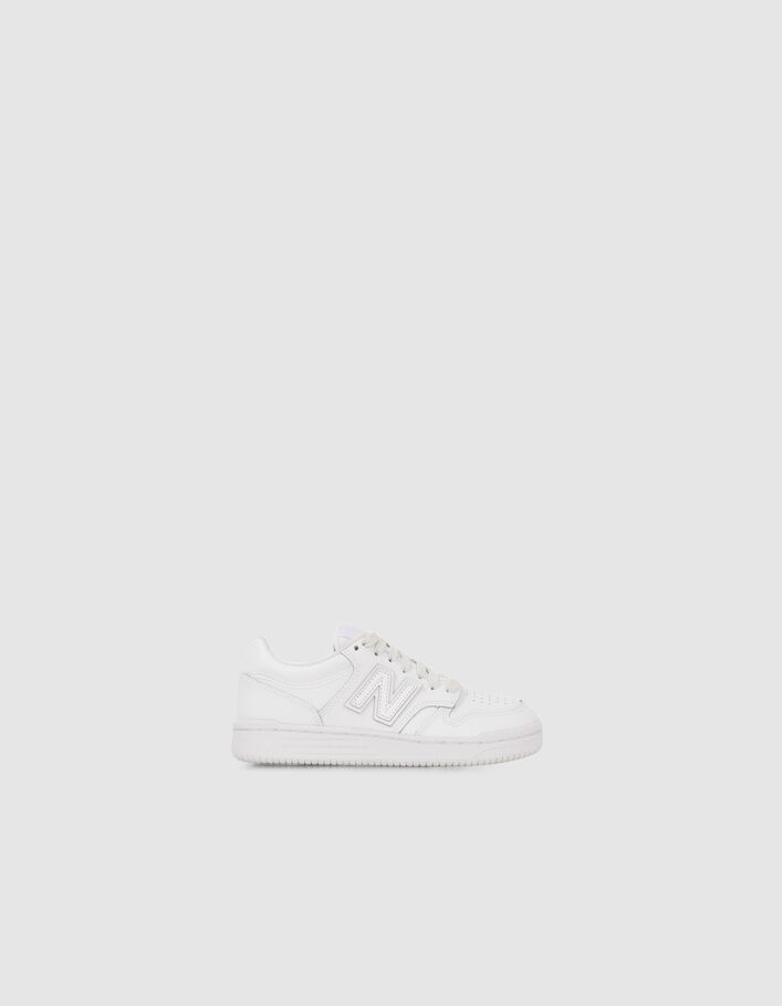 Baskets New Balance 480 blanc fille