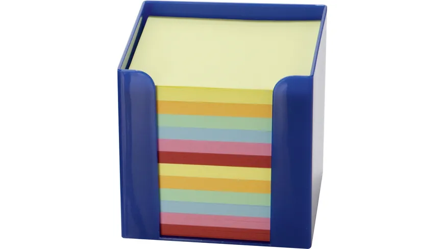 Notiz-Zettelbox 9 x 9cm 700 Blatt sortiert sortiert