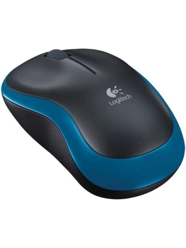 Logitech M185 Kabellose Büro-Maus Blau – Zuverlässigkeit und Komfort in Blau günstig kaufen onesize