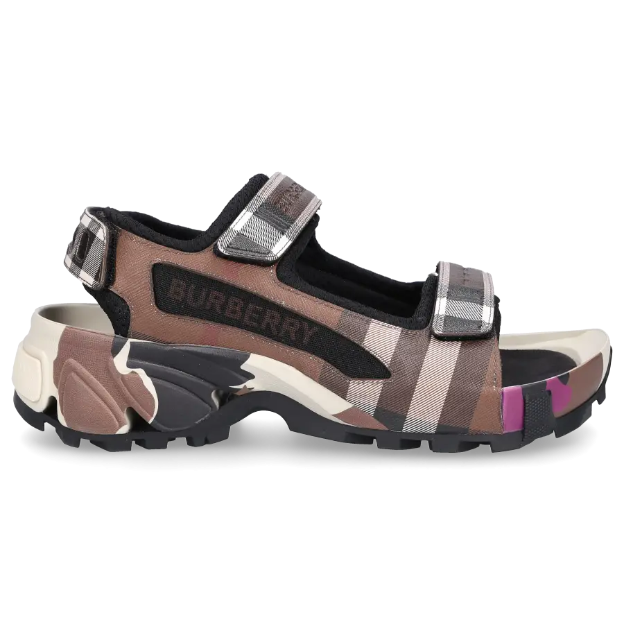Burberry - Sandalen ARTHUR Baumwolle - braun