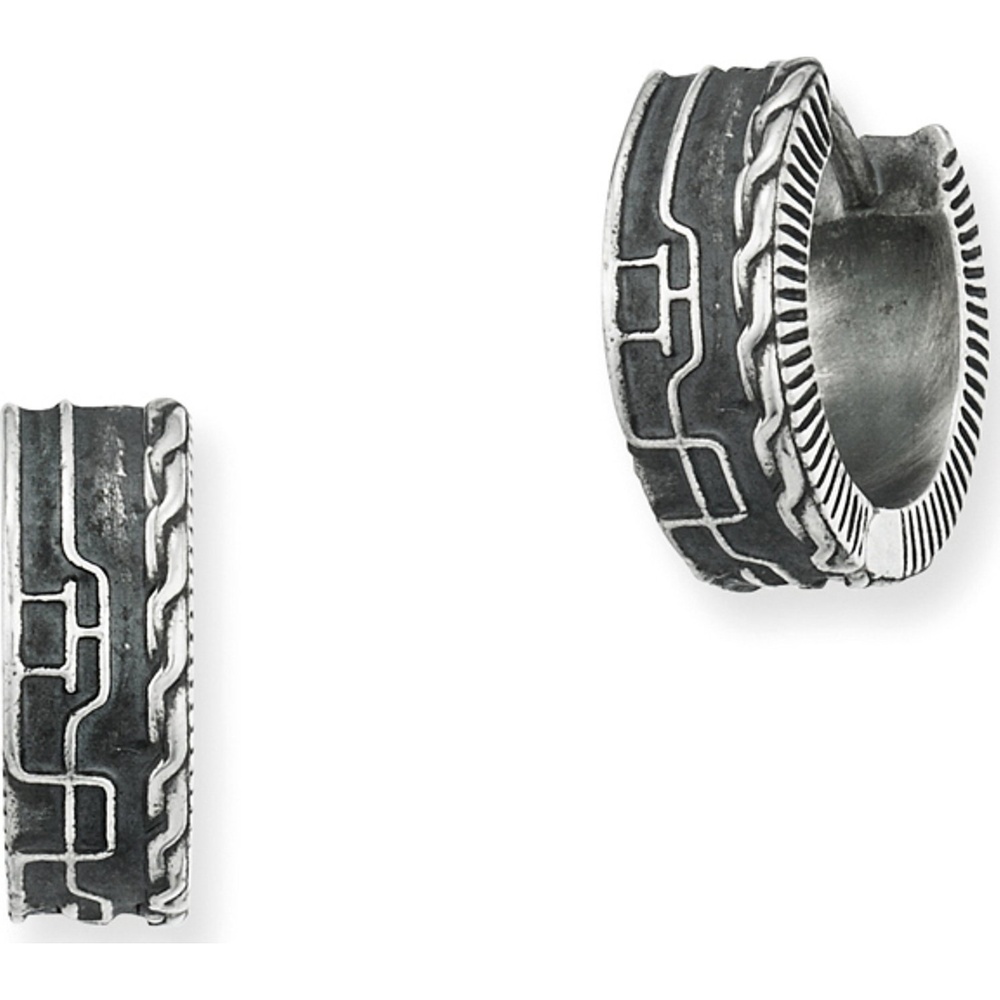 caï Boucle d'oreille unique 925 Argent Boucles d'oreilles