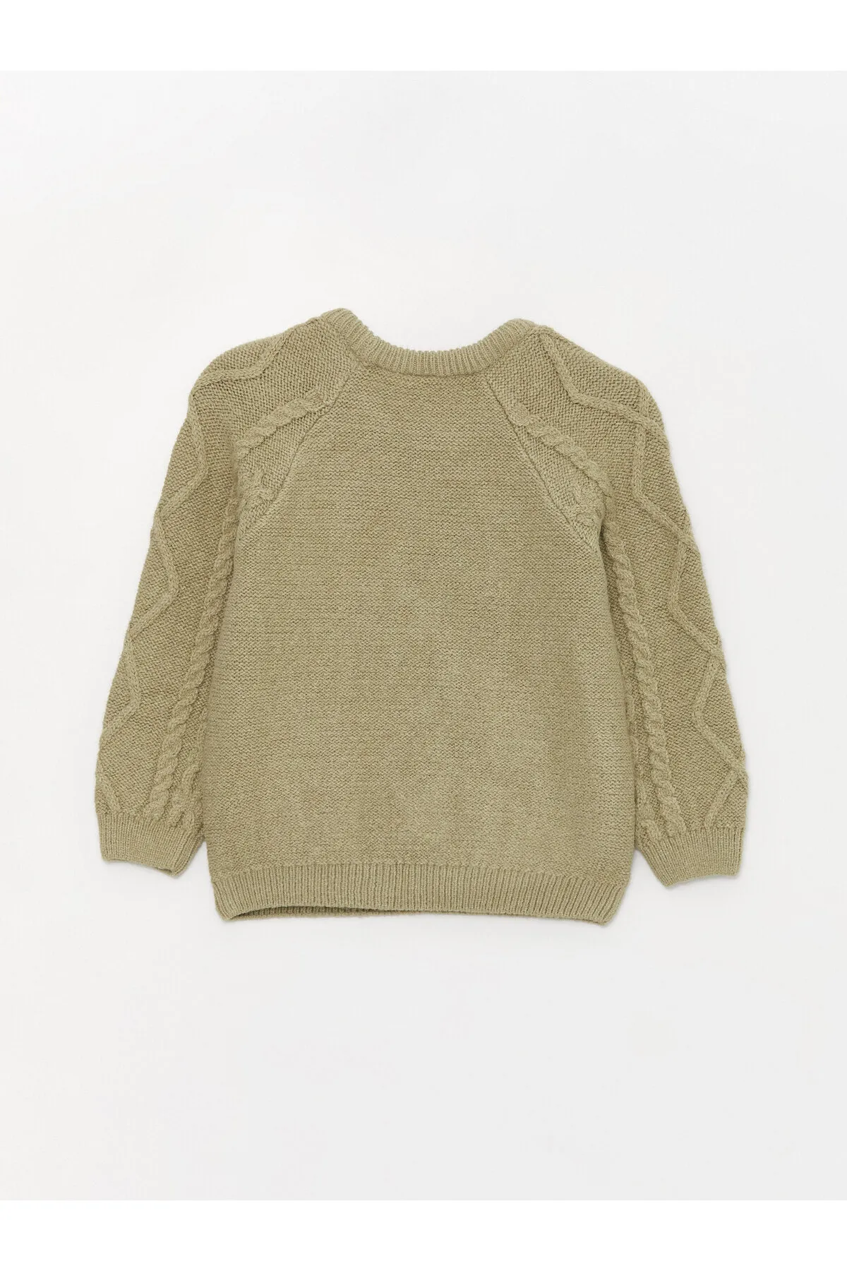 LC Waikiki  Selbstgemusterter Baby-Strickpullover mit Rundhalsausschnitt