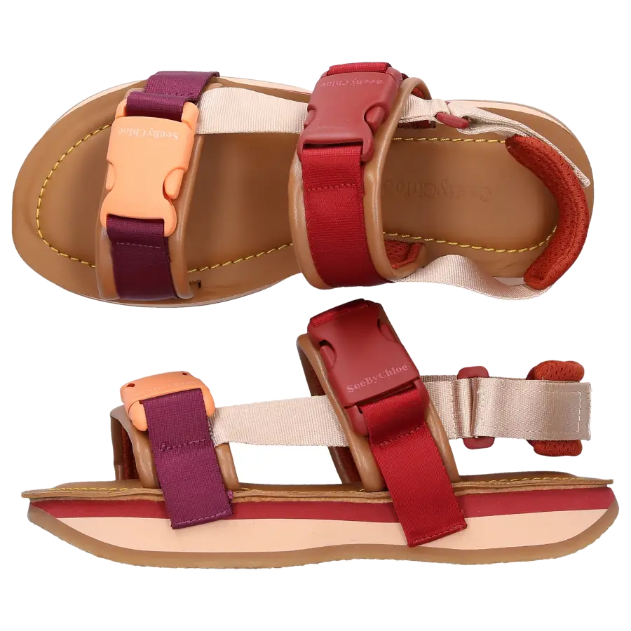 SEE BY CHLOÉ - Sandalen YSEE Nylon - braun