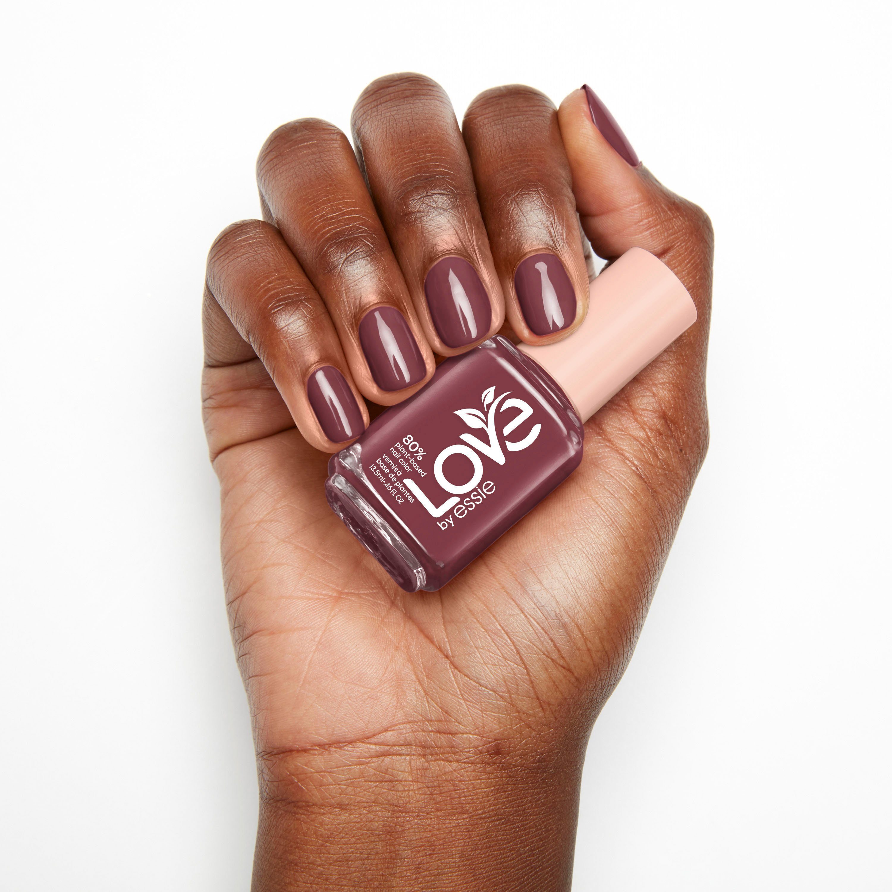 essie Nagellack Love, 80% pflanzenbasierte, natürliche Formel