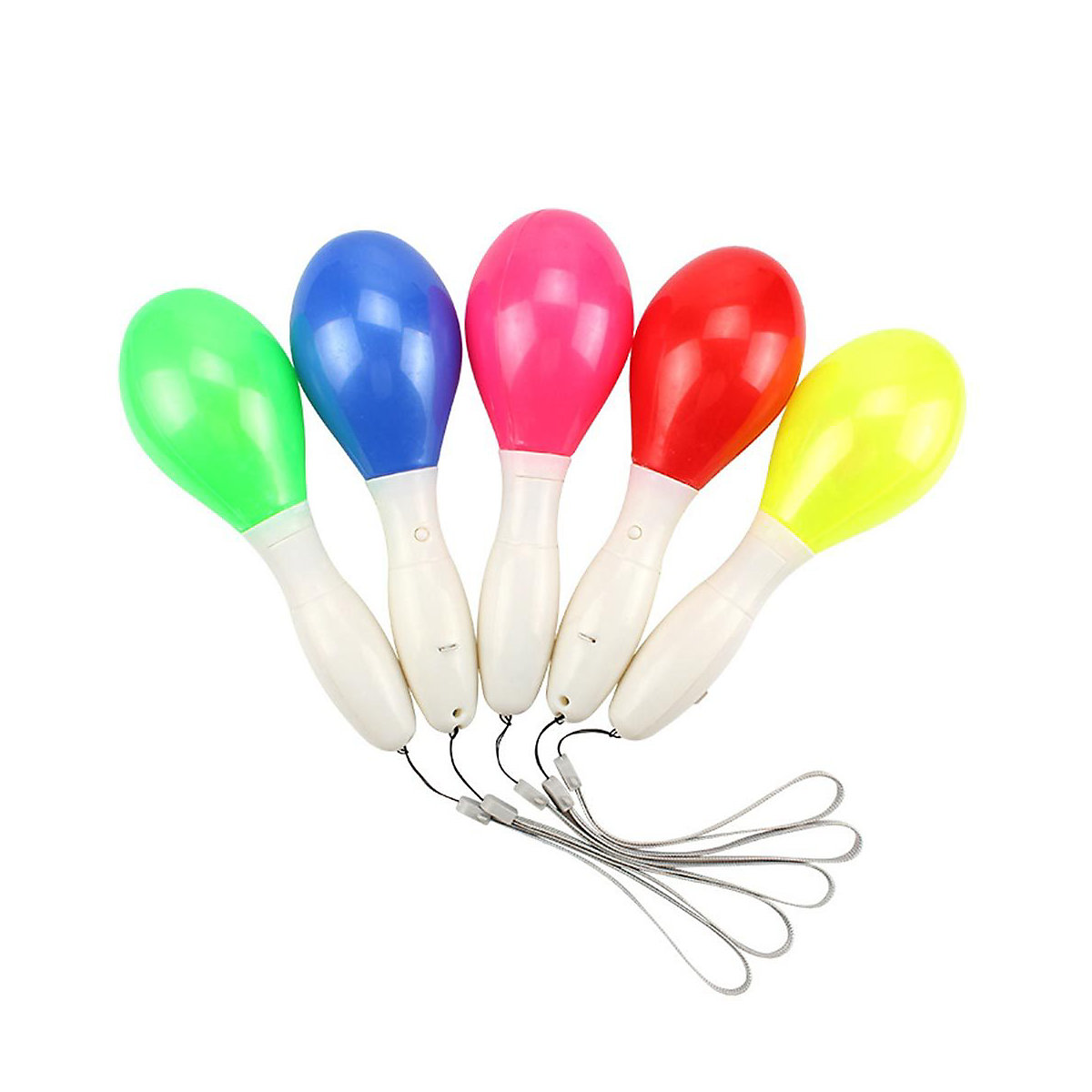 Maracas mit Licht 1 Stück,Farbe Zufällig Mitgebsel für Kinder
