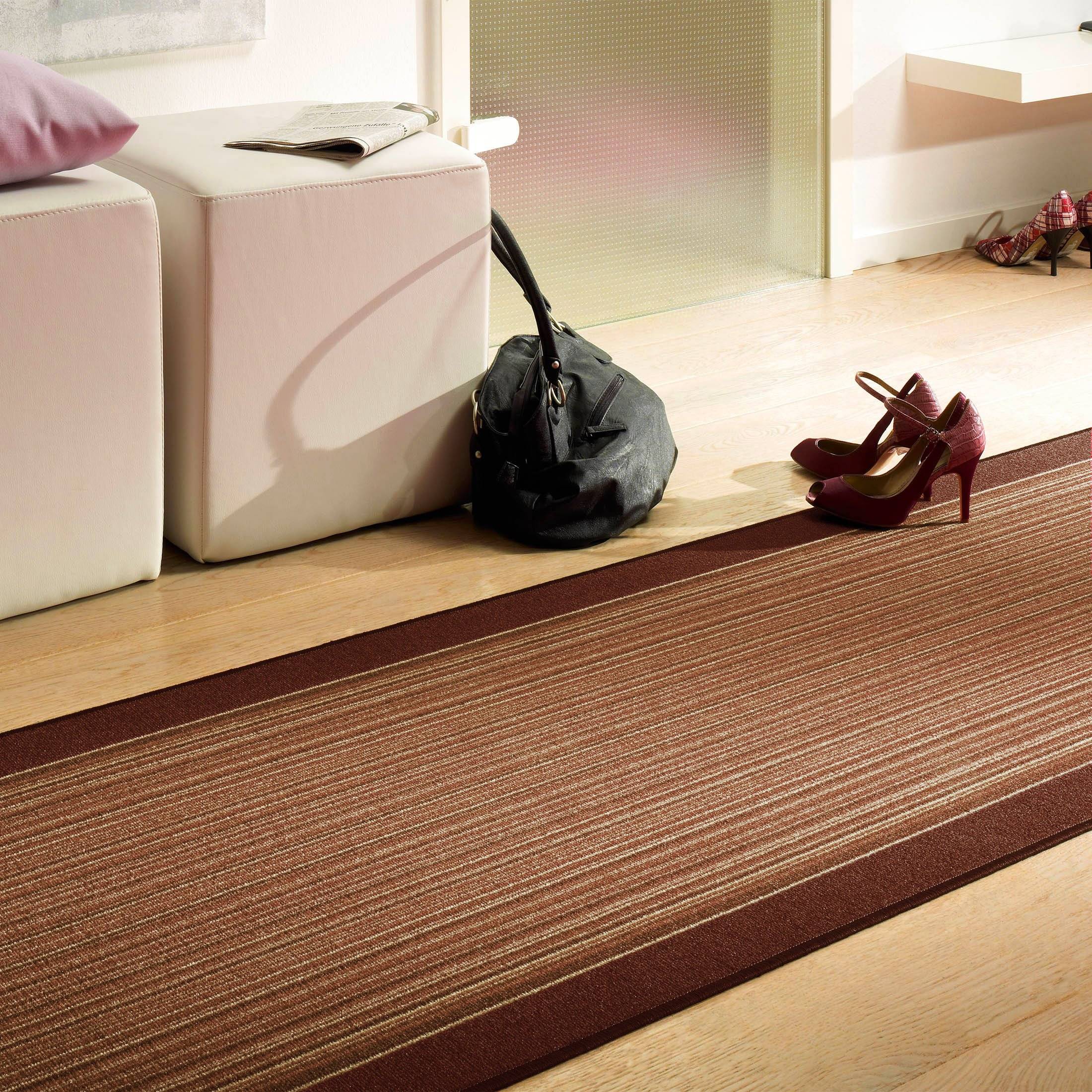 Stripes Läufer, Braun 41