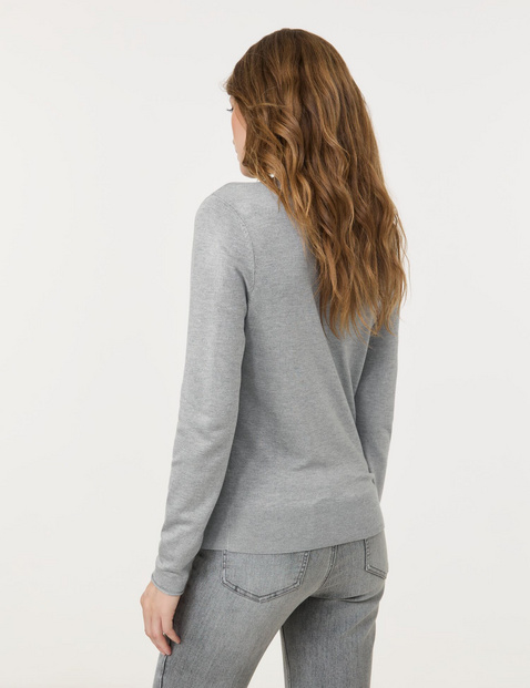 Basic Feinstrick-Pullover mit Turtleneck