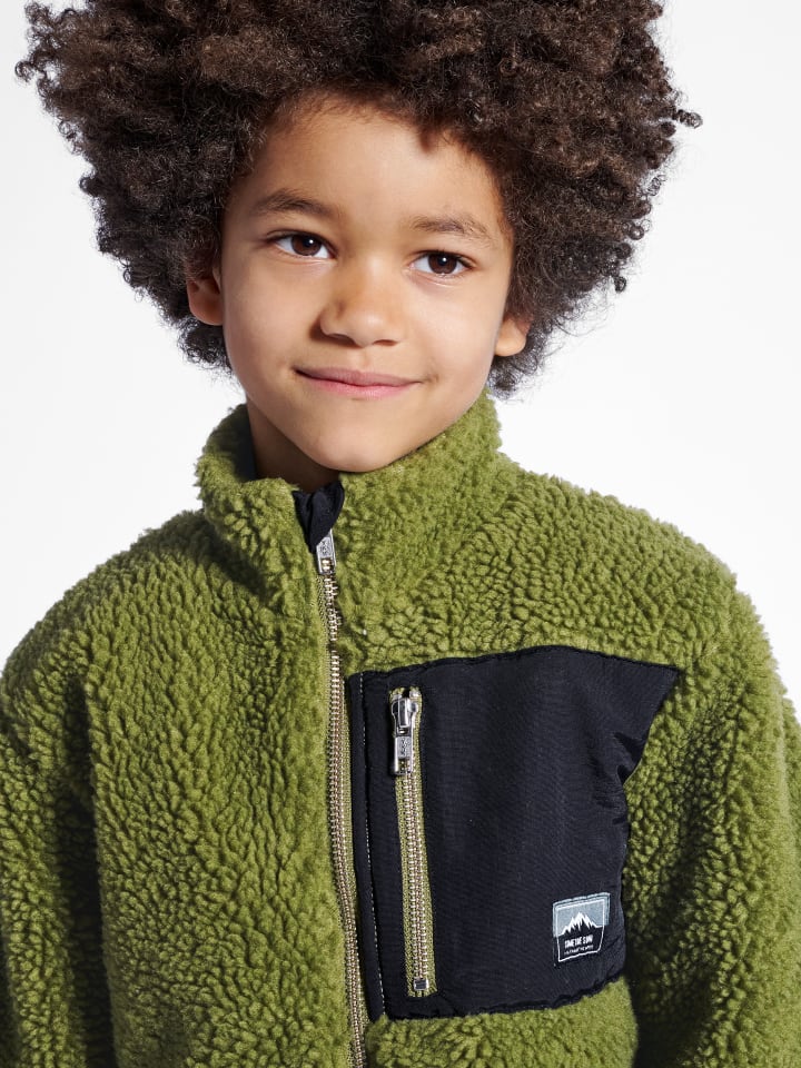 Sometime Soon Sometime Soon Reißverschluss Jacke Stmventure Fleece Kinder in OLIVE BRANCH günstig kaufen 116