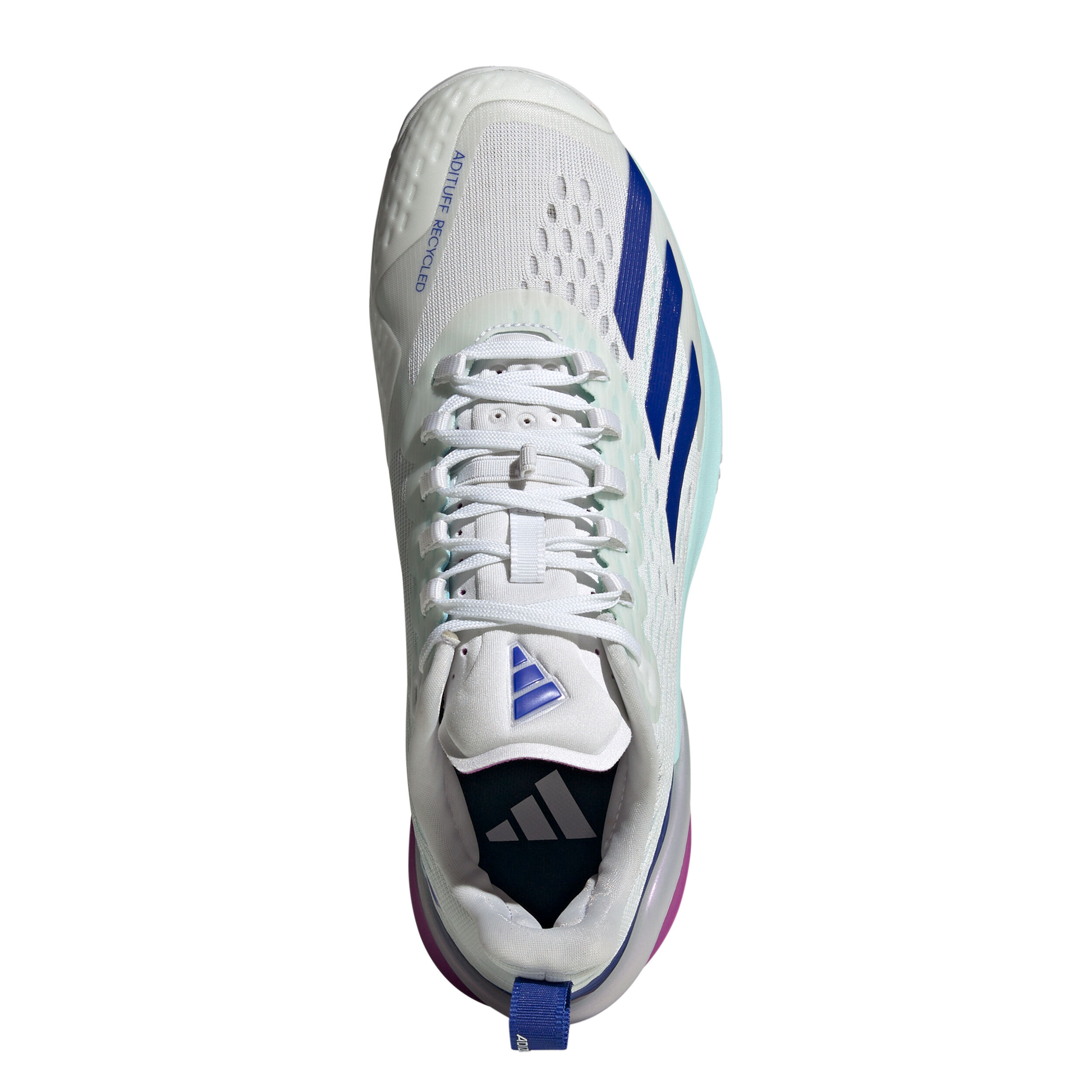 Adizero Cybersonic Allcourtschuh Herren - Weiß, Mint