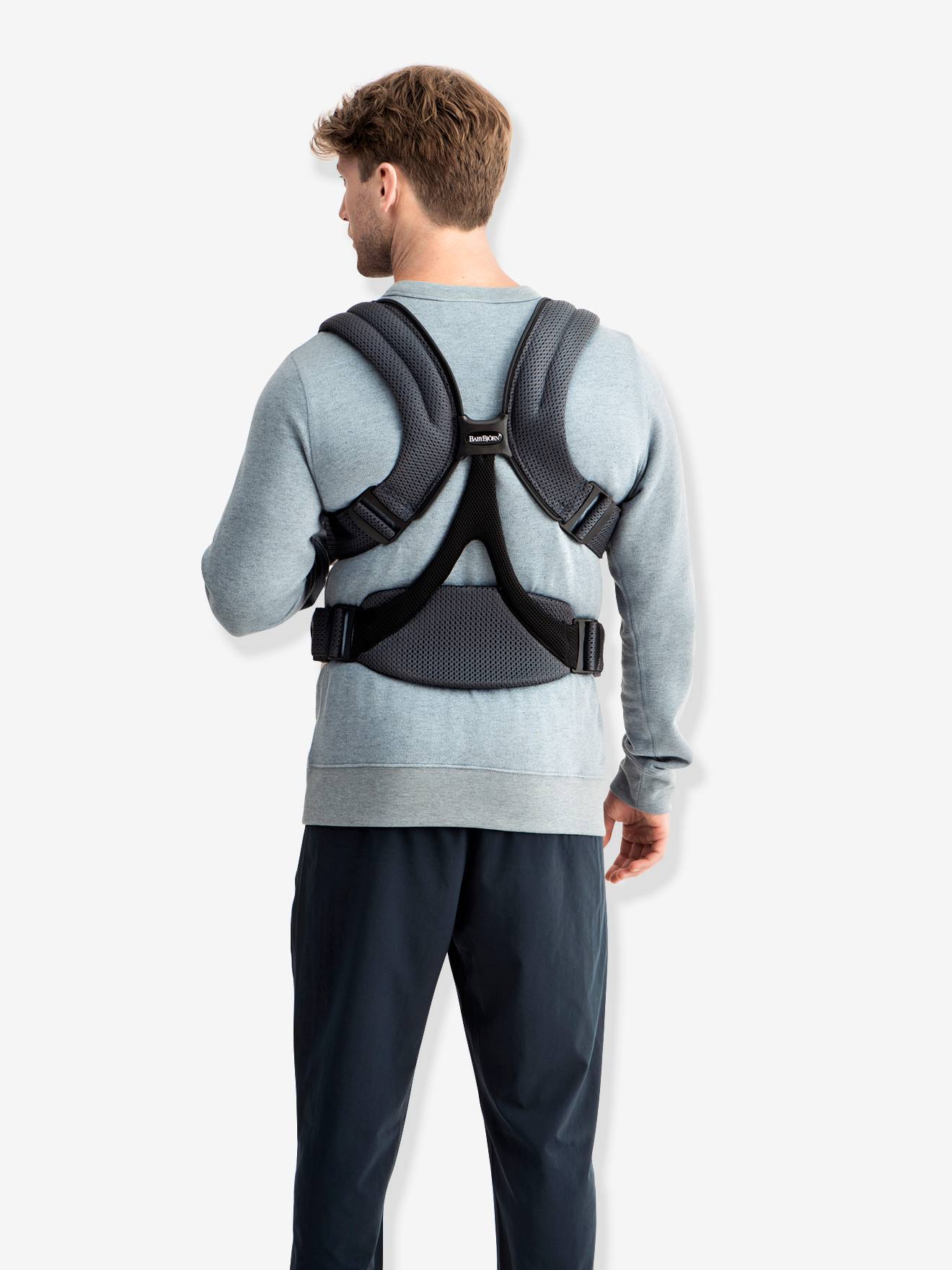 Porte-bébé physiologique BabyBjörn Move Mesh 3D vert sauge