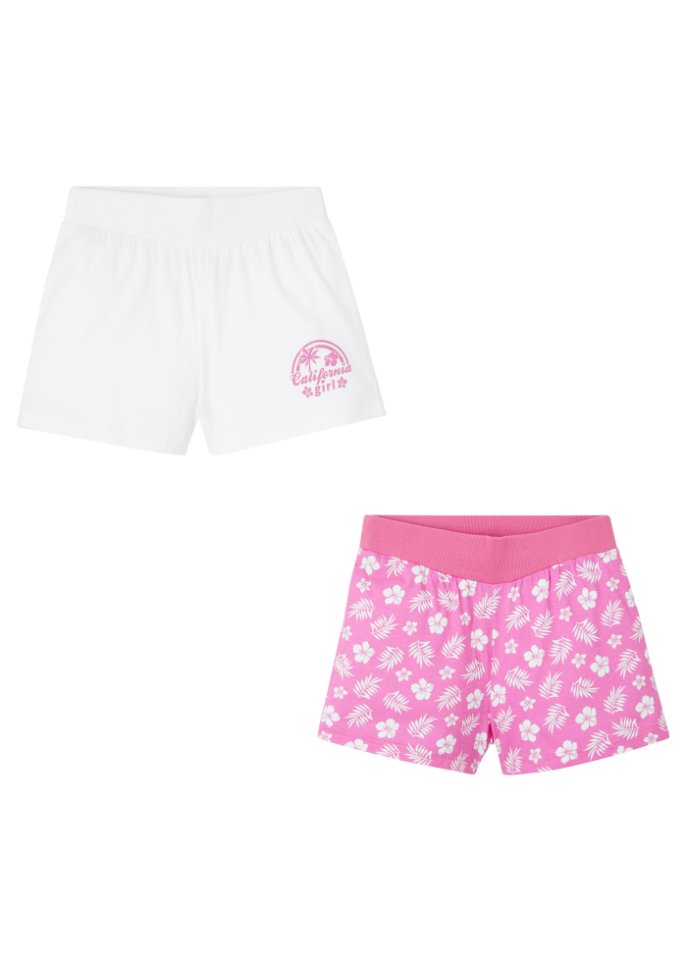 Bequeme Shorts im Set mit Print