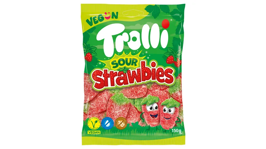 Trolli Sour Strawbies 150 g