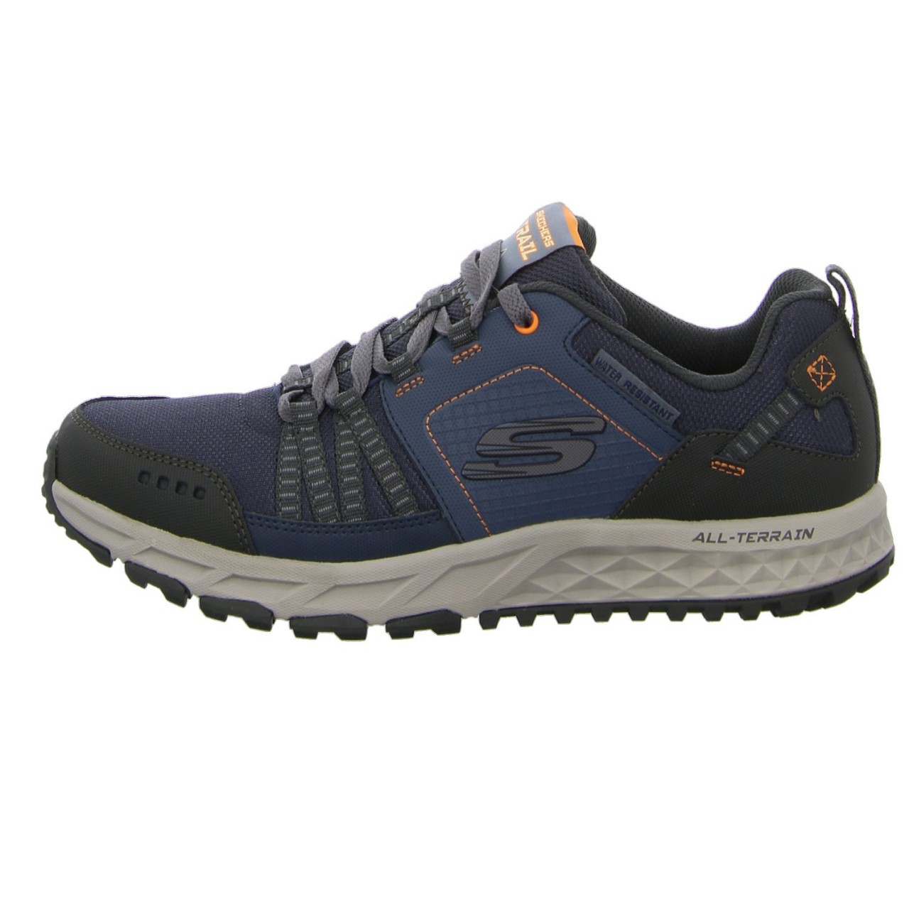 SKECHERS Freizeit Schnürer blau navy /komb Tex/komb