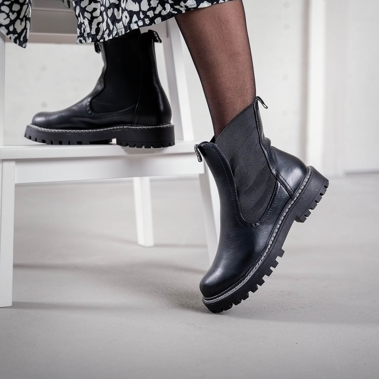 Palado Dedej, Chelsea Boots, Damen, Schwarz