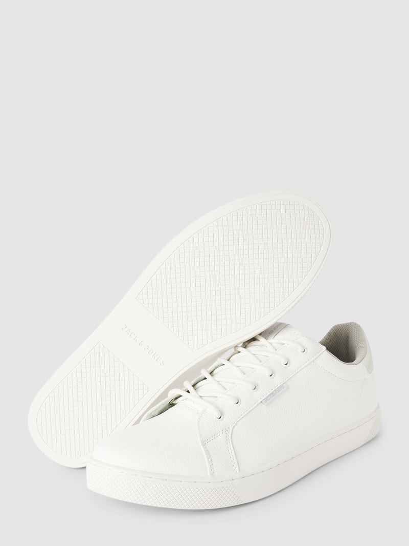 Sneaker mit Label-Details Modell 'TRENT' in weiß