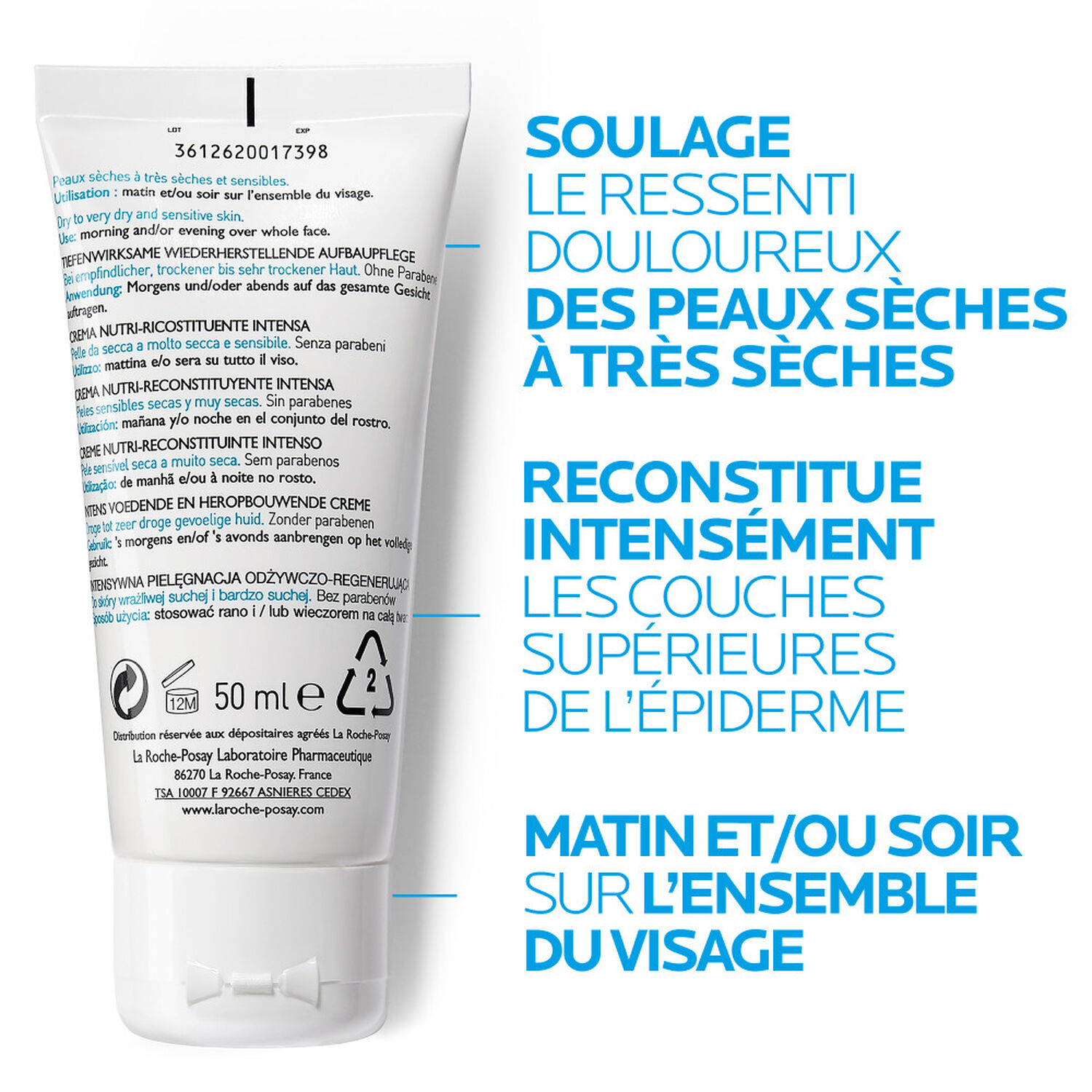 la roche-posay Nutritic Intense Crème Nutri-Reconstituante Profonde 50 ml