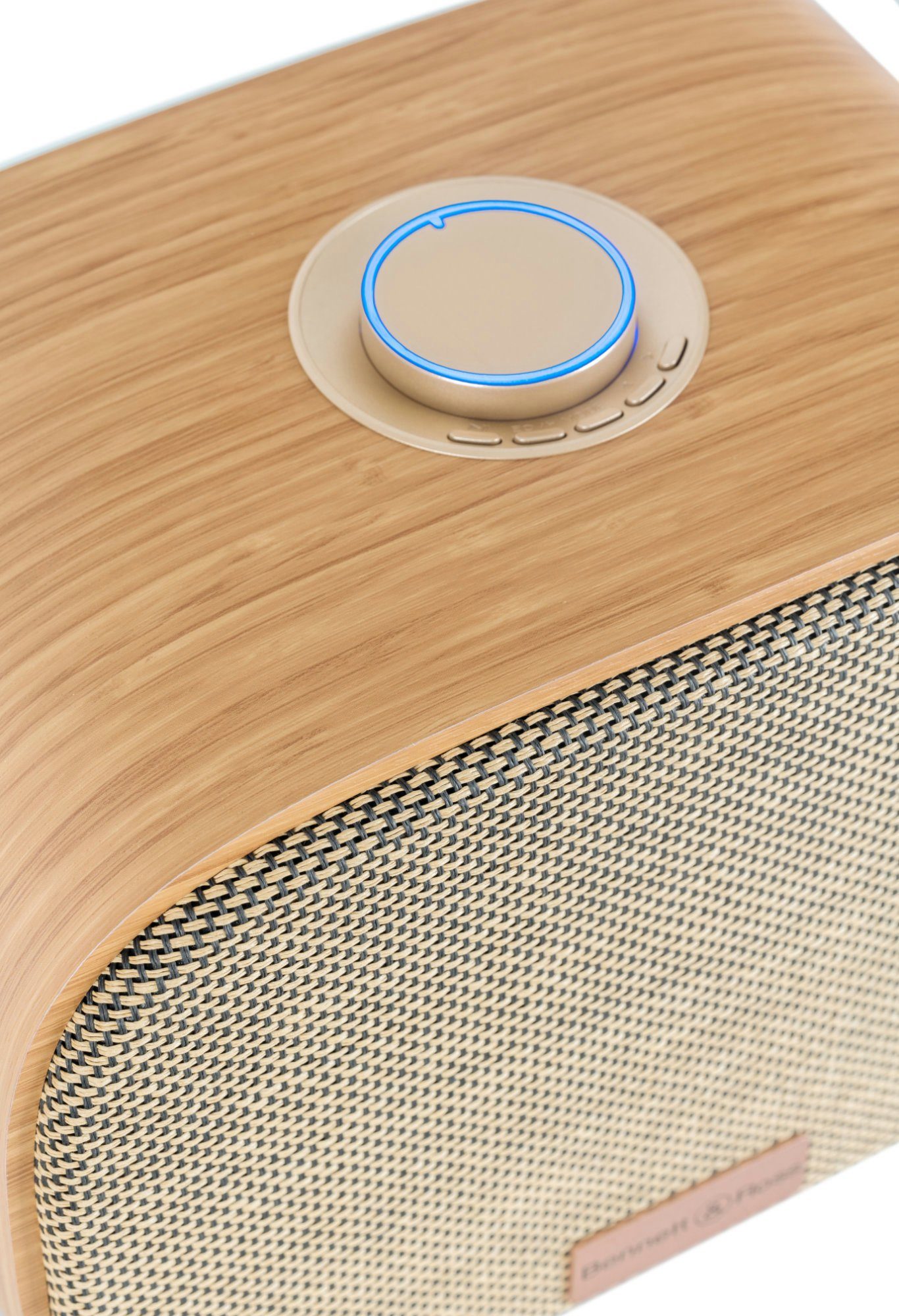 Bennett & Ross Sunderskog Bluetooth Lautsprecher Stereoanlage (60 W, Soundbox mit furniertem Holz-Gehäuse)