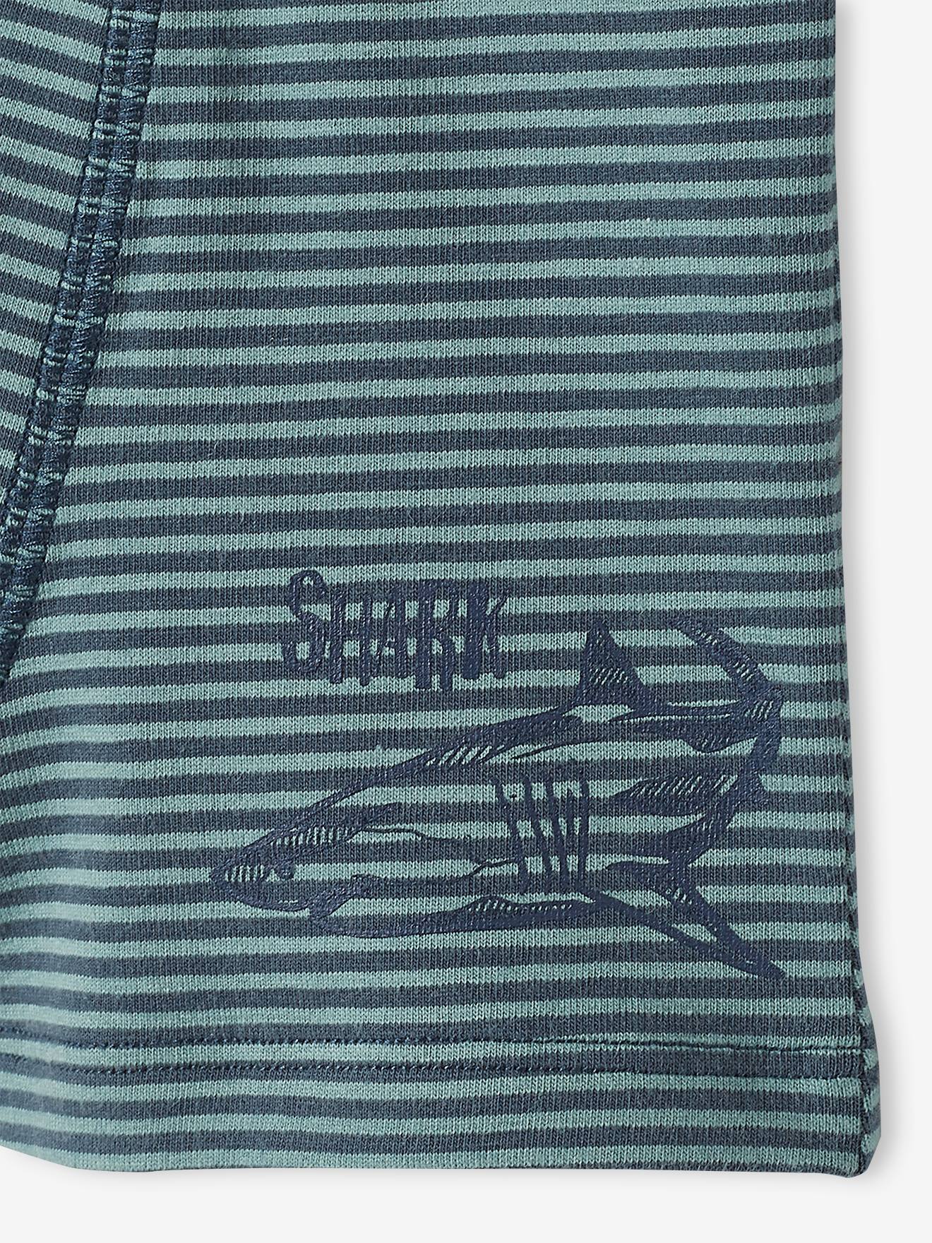 Vertbaudet 5er-Pack Jungen Boxershorts, Haie Oeko-Tex - pack blau