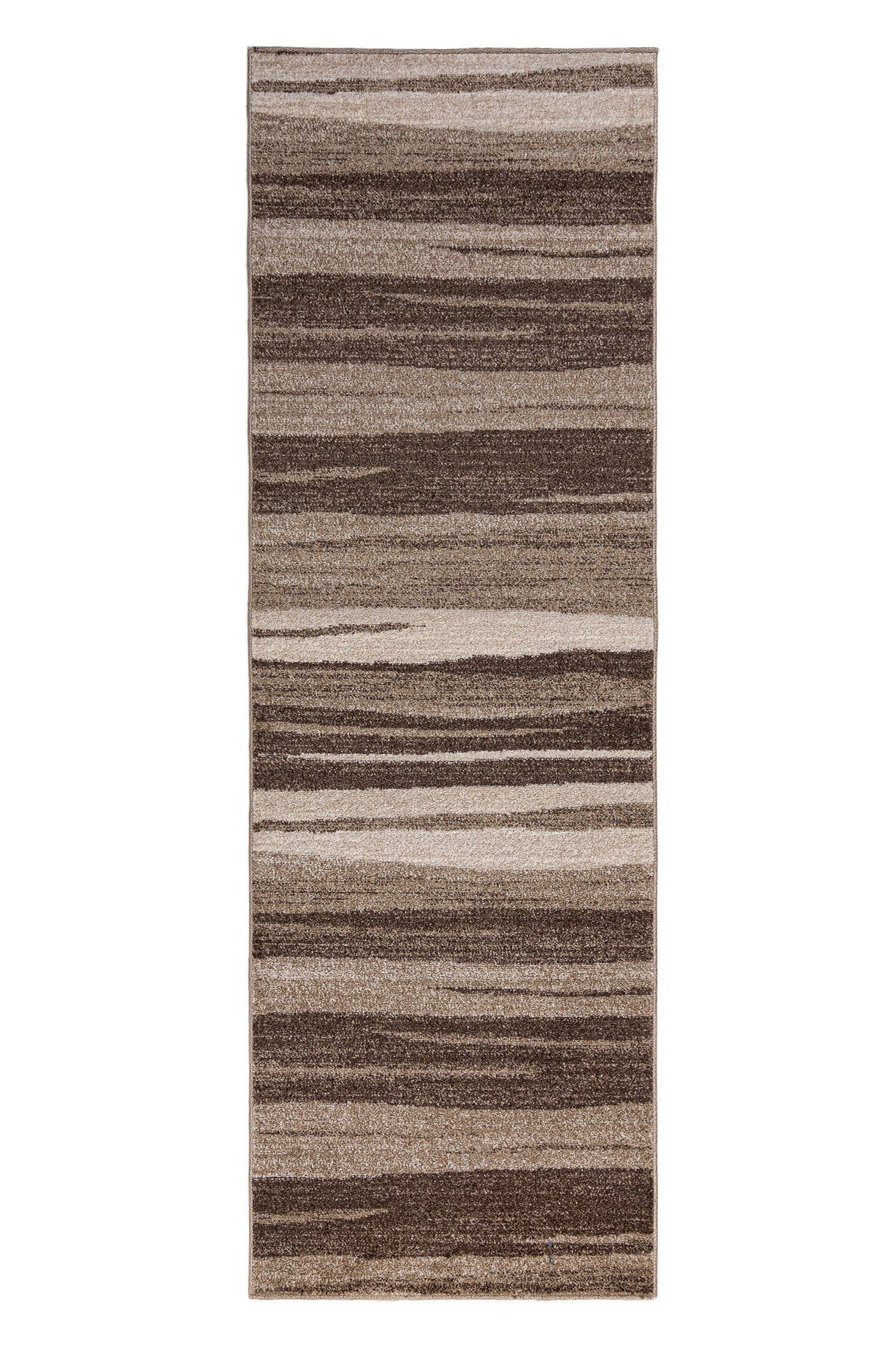 Läufer Läufer Flurläufer Modern für Vorzimmer, Küche - Beige, Mazovia, 100 x 100 cm, Kurzflor, Meterware, Höhe 10 mm, Kurzflor - niedrige Florhöhe
