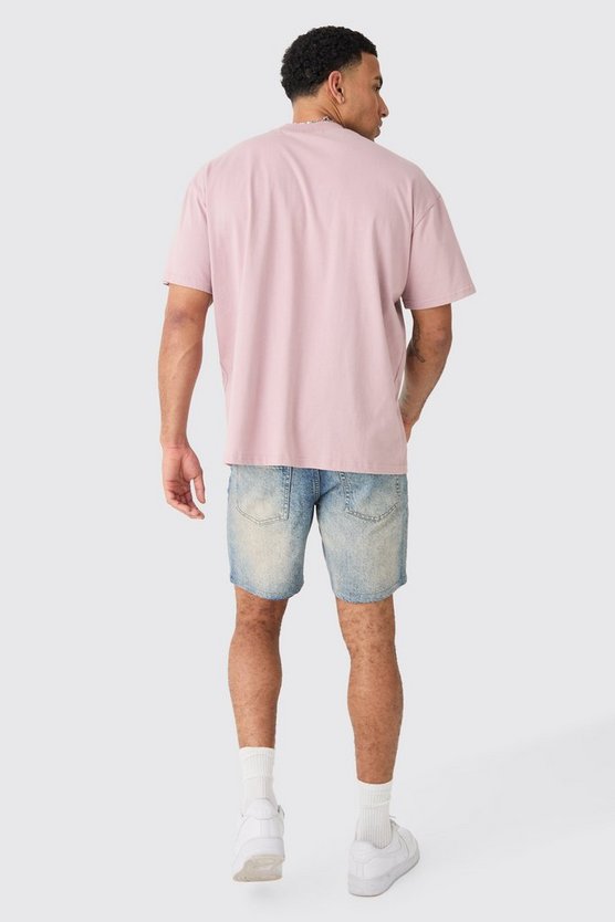 Jeansshorts in Vintage-Optik