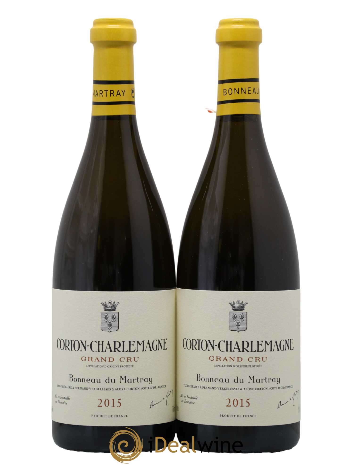 Corton-Charlemagne Grand Cru Bonneau du Martray (Domaine)  2015 - Lot de 2 Bouteilles