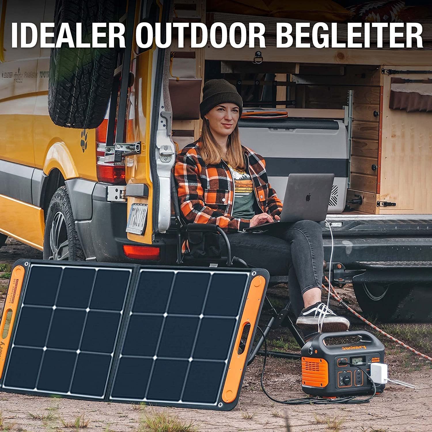 Jackery Stromerzeuger Explorer 500, 518Wh Tragbare Powerstation Mobiler Stromversorgung, 1,00 in kW, (1-tlg), Stromerzeuger für Camping Outdoor