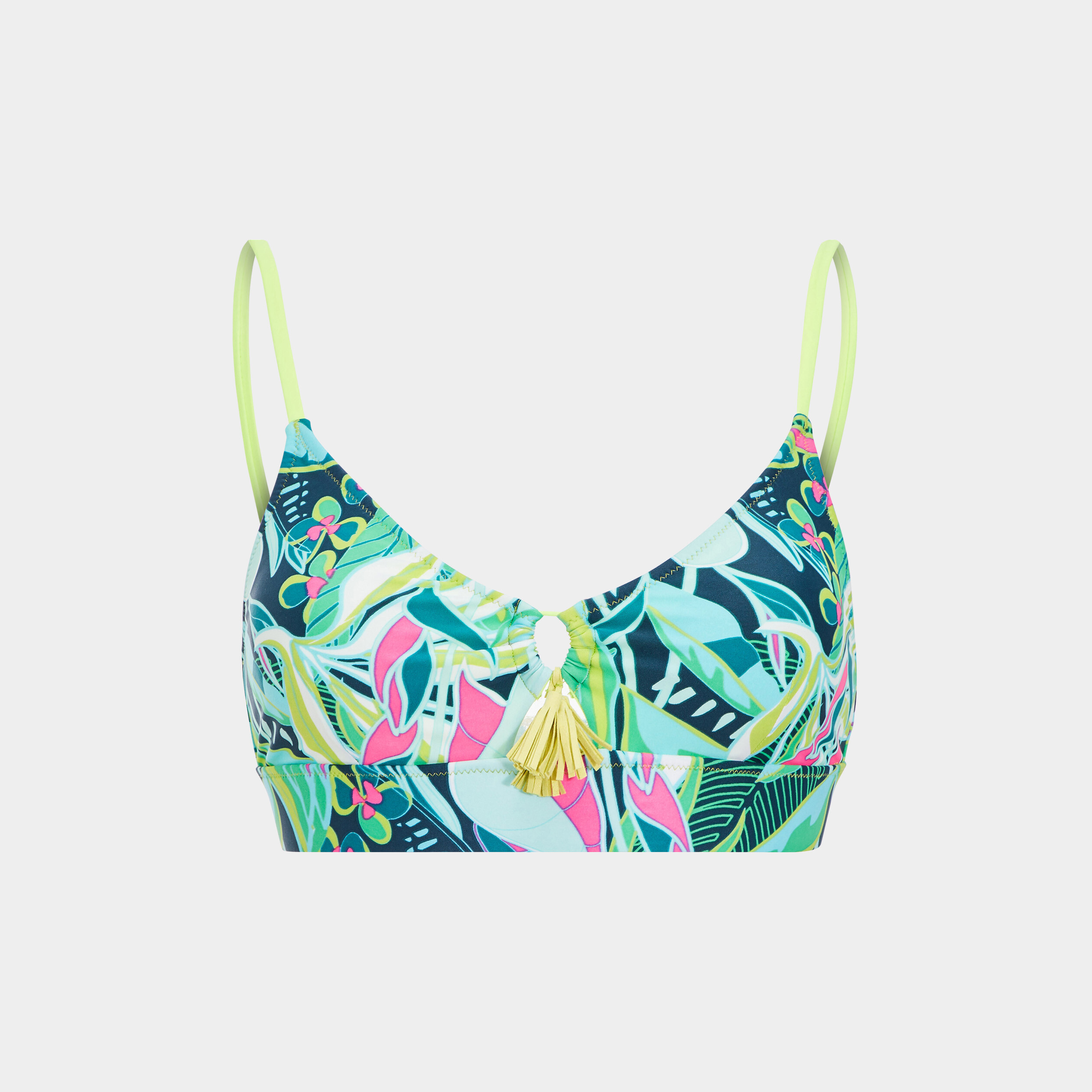 Haut de maillot de bain vert femme | La Halle