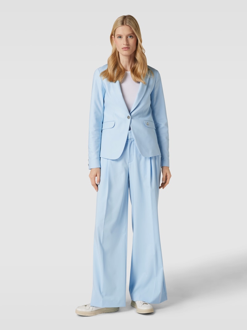 Blazer mit Knopfverschluss Modell 'Blake Night' in hellblau