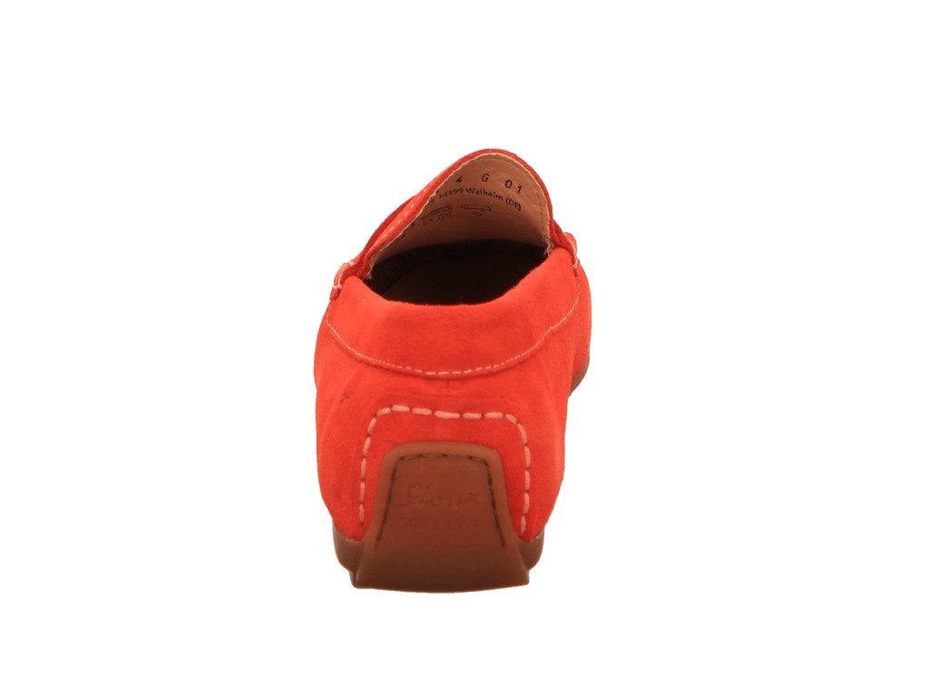 SIOUX Sportliche Slipper rot Carmona-700