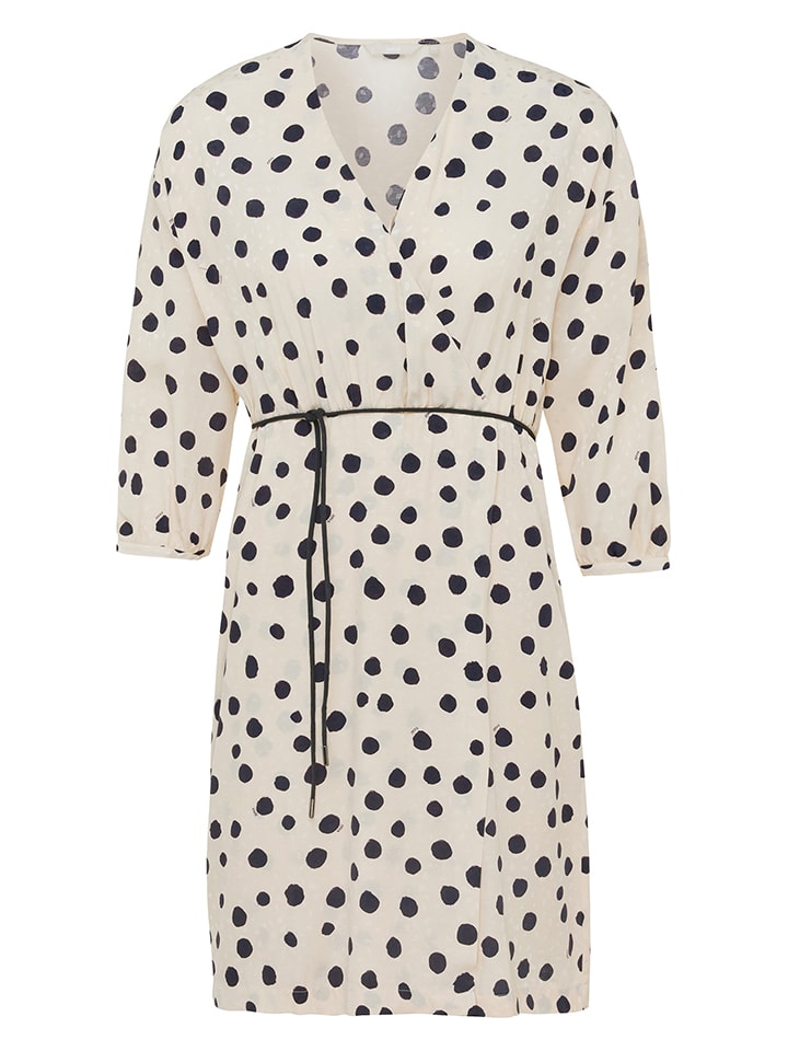 Mexx Kleid in Creme/ Schwarz günstig kaufen