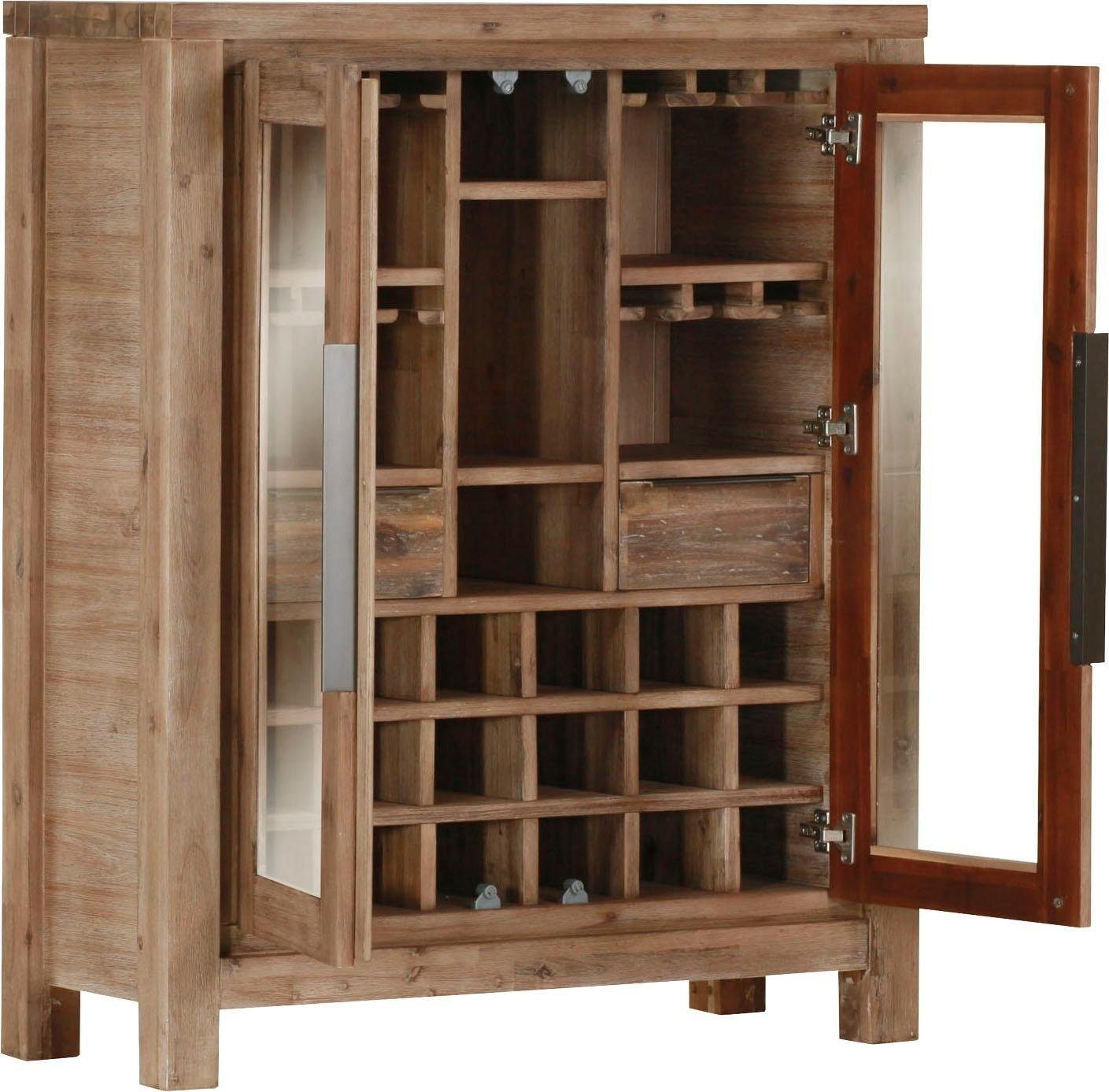 Gutmann Factory Barschrank Tulsa mit viel Platz zum Verstauen von Flaschen und Gläsern