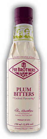 Fee Brothers Plum Bitters 0,15 Liter Fee Brothers Plum Bitters 0,15 Liter  0,15	 Liter - Vol 12%
